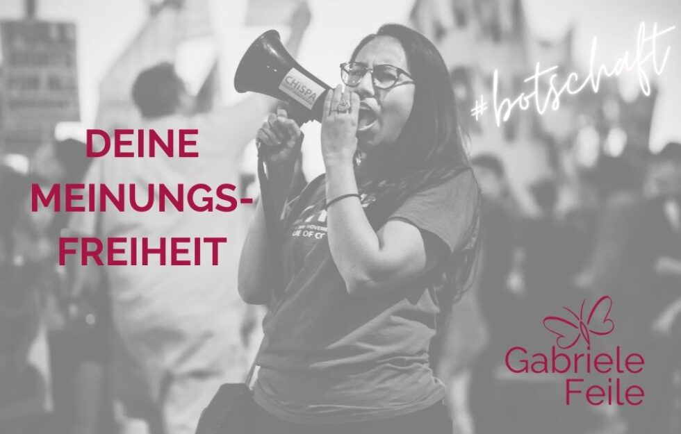 Meinungsfreiheit Oder Meinungs Freiheit Botschaft Gabriele Feile 7226